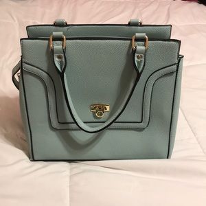 Vegan leather tote